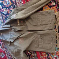 کت کتان تک پسرانه و شلوار کتان پسرانه