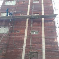 اجرای آجر نمای دوغابی