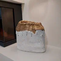 ظروف حصیر بافت|صنایع دستی و سایر لوازم تزئینی|تهران, چوب تراش|دیوار