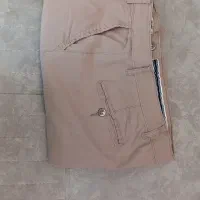 شلوار کتان کرم رنگ