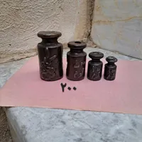 سنگ  ترازو کفه برنجی|کلکسیون اشیاء عتیقه|قم, زاد|دیوار