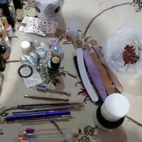 کلی وسیله کاشت ناخن|آرایشی، بهداشتی، درمانی|ماهیدشت, |دیوار