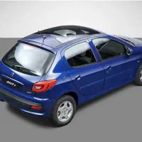 پژو 207 پانا دنده 1405 با رینگ سفید ، مشکی