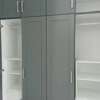 کابینت کمد دیواری رنگ تمام چوب پولی اورتان