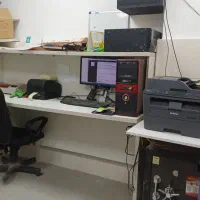 قفسه و پیشخوان  mdf|کتابخانه، شلف، قفسه‌های دیواری|ارومیه, |دیوار