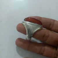 انگشتر نقره ساچمه نگین عقیق دستسازتهران سید|جواهرات|ری, اقدسیه|دیوار