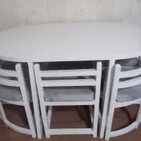 میزغذاخوری چوبی ۶نفره ،کم جا