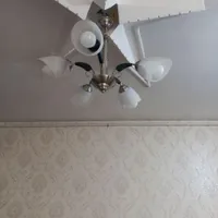 لوستر ۵ شاخه استیل