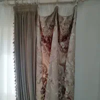 چند پرده حریر بسیار سالم و تمیز