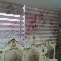 فروش ۲عدد پرده زبرا|پرده، رانر، رومیزی|قم, انسجام|دیوار