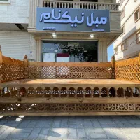 تخت سنتی گره چینی|مبلمان خانگی و میز عسلی|بوشهر, |دیوار