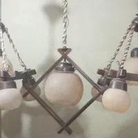 لوستر چوبی