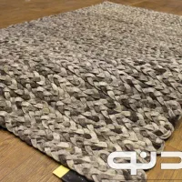 فرش الیاف نمدی طبیعی دست بافت