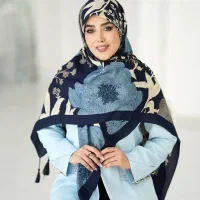 روسری نخ سیااسکارف|لباس|قم, دورشهر|دیوار