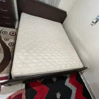 تخت دو نفره ام دی اف با تشک و درآور در نواب صفوی|تخت و سرویس خواب|تهران, سلسبیل شمالی|دیوار