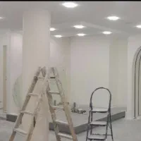 نقاشی ساختمان رنگ استخر. اپوکسی .نما سوله جدول