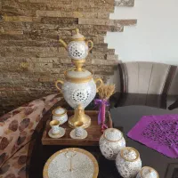 فروش ست سماور مناسب شب یلدا برای عروس خانم هامدارس|صنایع دستی و سایر لوازم تزئینی|بابل, |دیوار