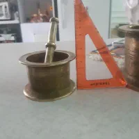 ۲ عدد هاون برنجی و قدیمی کلکسیونی