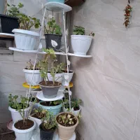 پایه گلدان فلزی
