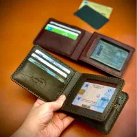 کیف پولهای جیبی چرم طبیعی گاوی دست دوز