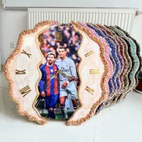 ساعت رزینی با عکس دلخواهتون|ساعت دیواری و تزئینی|فارسان, |دیوار