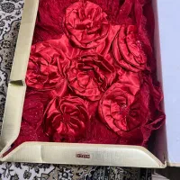 روتختی تزیینی تور و ساتن ترک