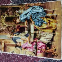 تابلو فرش دستباف چله ابریشم