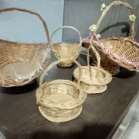 سبد چوبی زیبا|صنایع دستی و سایر لوازم تزئینی|قزوین, |دیوار