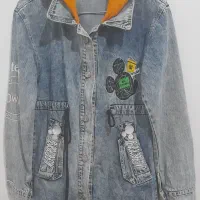 کت لی دخترانه وجلیقه شلوار لی پسرانه