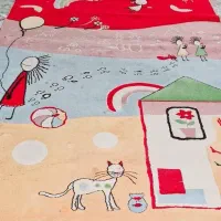 فرش کودک|فرش|قم, هنرستان|دیوار
