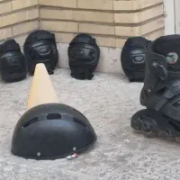 اسکیت با وسایل جانبی کامل|دوچرخه، اسکیت، اسکوتر|اصفهان, شاهزید|دیوار