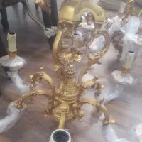 فروش/خریدار لوستر طلایی برنزی|لوستر و چراغ آویز|تهران, شهرک غرب|دیوار