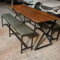 میز و صندلی نهارخوری ساندویچی کافی شاپ کافی شاپی