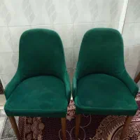 دو عدد صندلی میز ناهارخوری