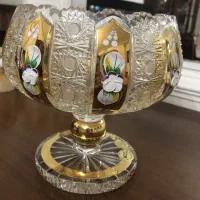کشکول و شکلات خوری طلا کوب بوهیمیا اصل|صنایع دستی و سایر لوازم تزئینی|تهران, سهروردی|دیوار