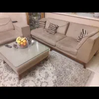 مبلمان راحتی همراه جا کفشی ومیز تلویزیون و بوفه|مبلمان خانگی و میز عسلی|تهران, پونک|دیوار
