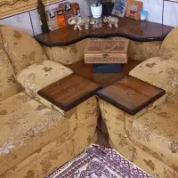مبل۷نفره همراه میز عسلی