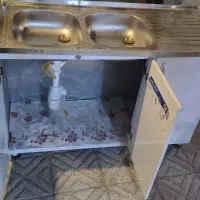 سینک به همراه کابینت ظرف شویی|مصالح و تجهیزات ساختمان|مراغه, |دیوار