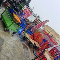 (گاری خشکبار )چهار چرخ دستی حمل باربرمخصوص خشک بار