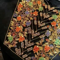 لباس گلابتونی وملیله دوزی