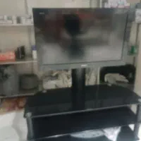 تلوزیون ۳۲ سونی باگیرنده دیجیتال ومیز شیشهفراشبند|تلویزیون و پروژکتور|فراشبند, |دیوار