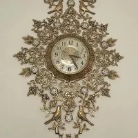 ساعت دیواری برنجی|ساعت دیواری و تزئینی|کوثر, |دیوار