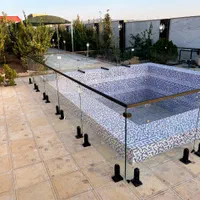 نرده شیشه ای ، جانپناه شیشه ای شیشه آسانسور|خدمات پیشه و مهارت|چهارباغ, |دیوار