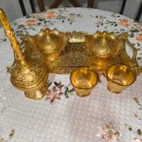 قندان و سینی و قهوه خوری وگلاب پاش|ظروف سرو و پذیرایی|تهران, امام زاده عبدالله|دیوار