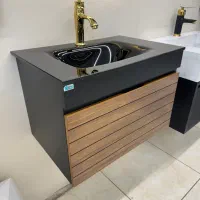 کابین روشویی شیشه ای کاژو کابین