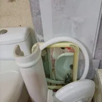 روشویی توالت فرنگی در حد نو|لوازم سرویس بهداشتی|لاهیجان, گلستان|دیوار