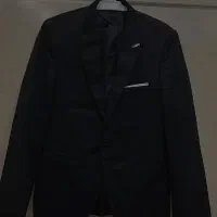 دو عدد کت شلوار مشکی و طوسی نو