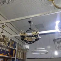 لوستر منظومه ۵ شعله|لوستر و چراغ آویز|سنندج, |دیوار