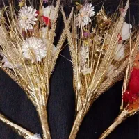 دسته گل کریستالی اکلیلی|گل مصنوعی|اهواز, بهارستان|دیوار