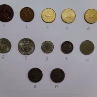 یک مجموعه کامل و ارزشمند شامل ۱۲ سکه کلکسیونی